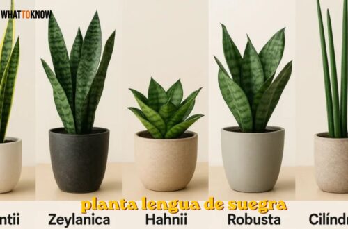Hogar planta lengua de suegra