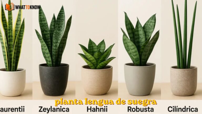 planta lengua de suegra