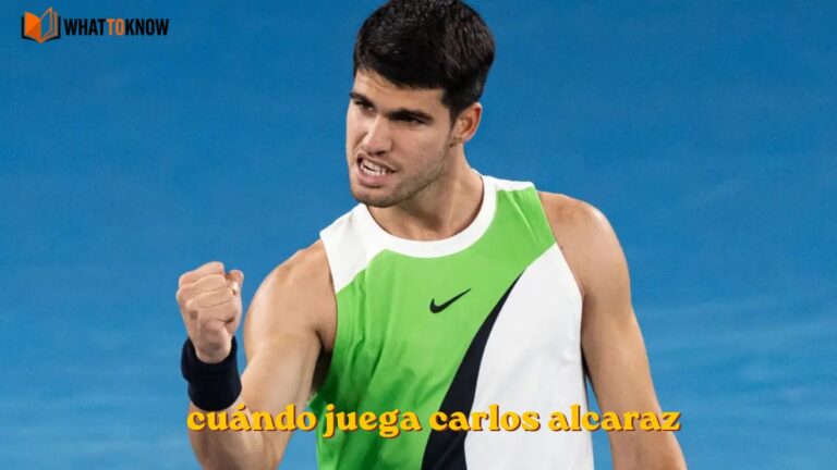 cuándo juega carlos alcaraz