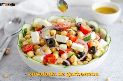 Hogar ensalada de garbanzos