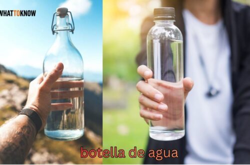botella de agua