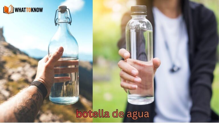 botella de agua
