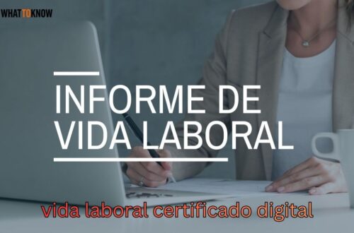 vida laboral certificado digital