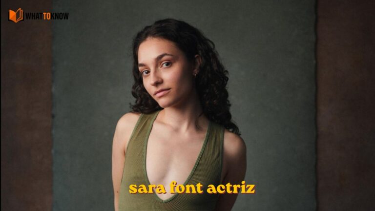 sara font actriz
