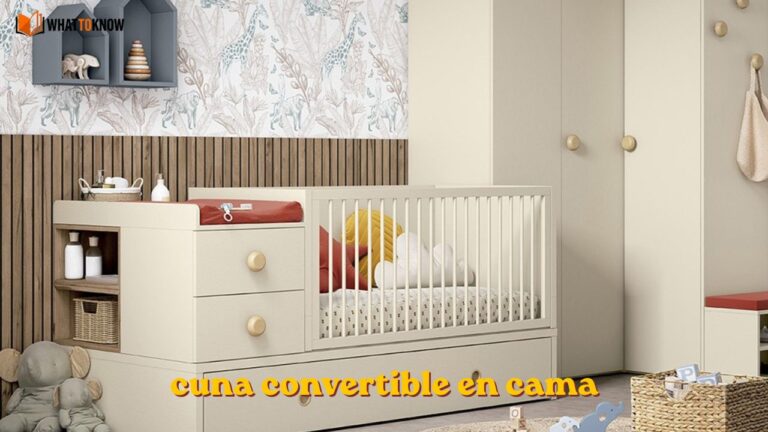 cuna convertible en cama