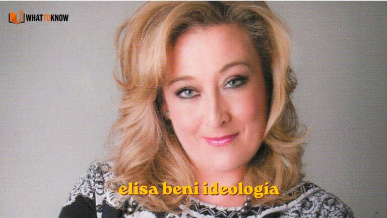 elisa beni ideología