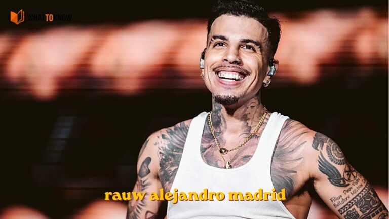 rauw alejandro madrid